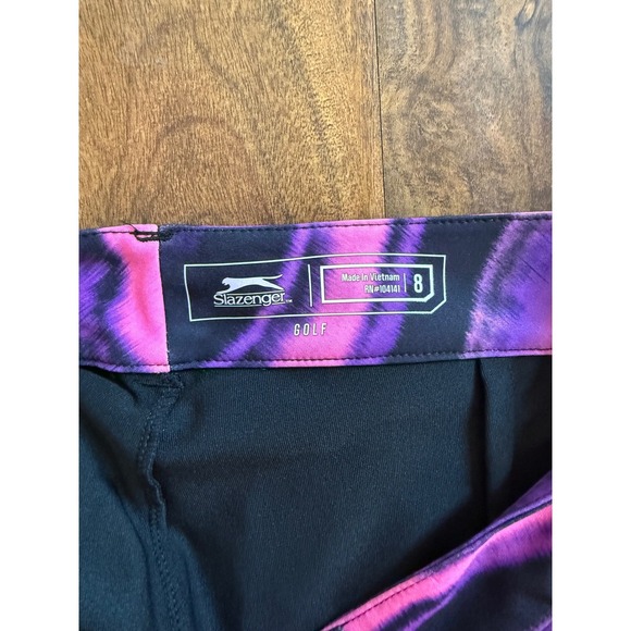 Slazenger Skort Golf Purple Pink Tennis Activewear Pickleball Sz 8 Women Pull On - Picture 7 of 7